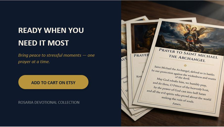 Catholic Emergency Prayer Cards Printable | 5x7 Prayer Cards Bundle
