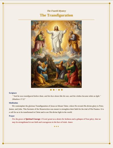Daily Holy Rosary Meditations