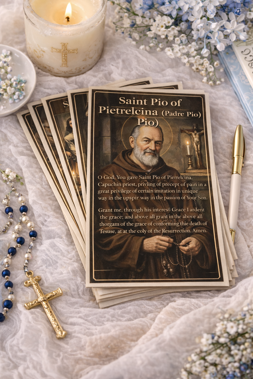 Catholic Saints Prayer Cards Printable 5x7