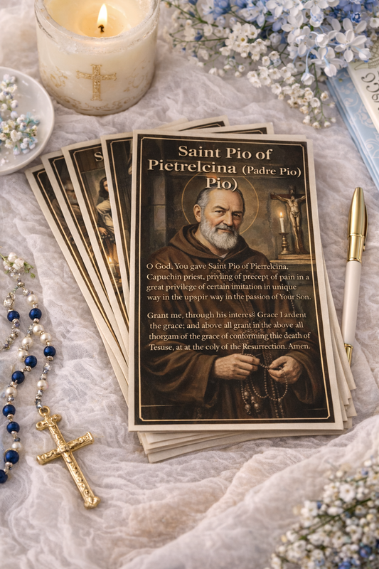 Catholic Saints Prayer Cards Printable 5x7