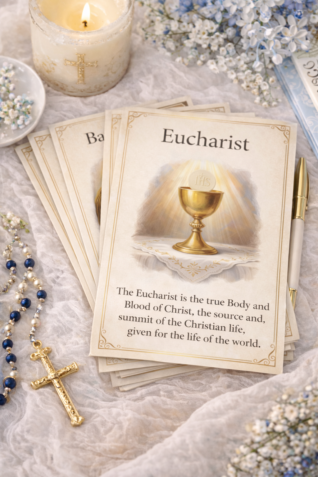 Catholic Sacraments Printable Cards