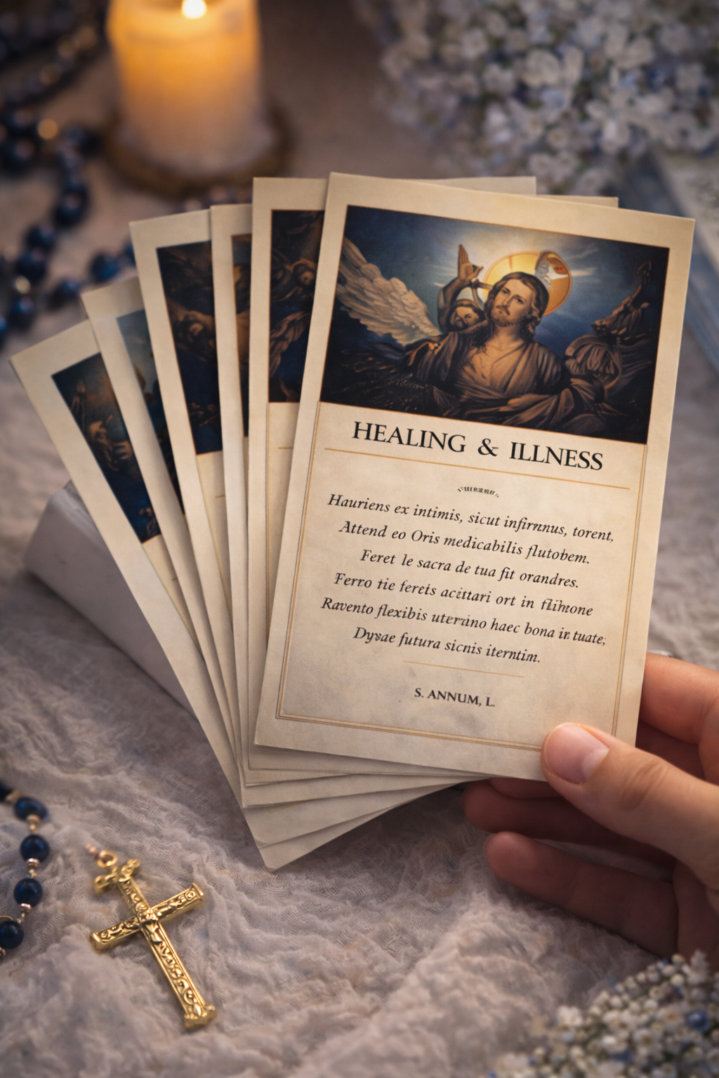 Catholic Emergency Prayer Cards Printable | 5x7 Prayer Cards Bundle