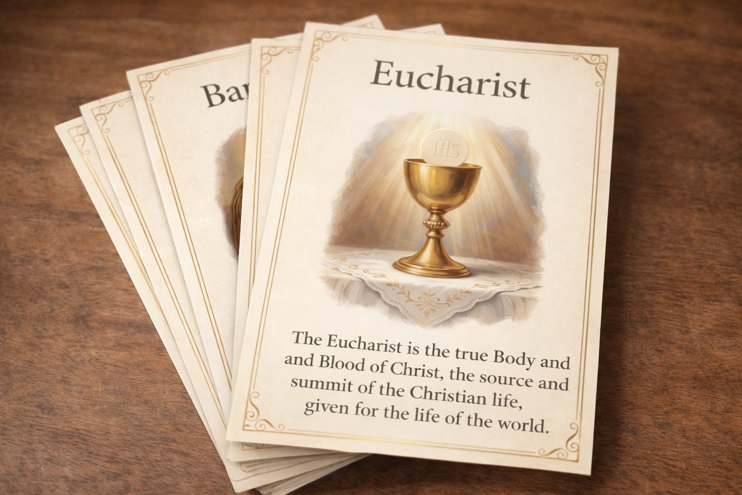 Catholic Sacraments Printable Cards