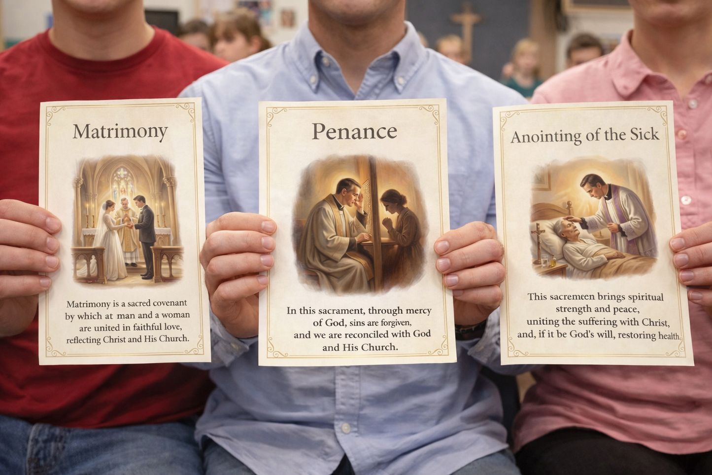 Catholic Sacraments Printable Cards
